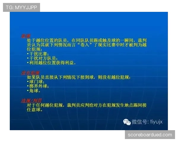 足球回传规则详解：裁判判罚与越位判定的关键标准